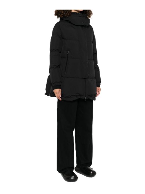 Piumino mediocon cappuccio nero Herno HERNO | PI002047D128409300 NERO